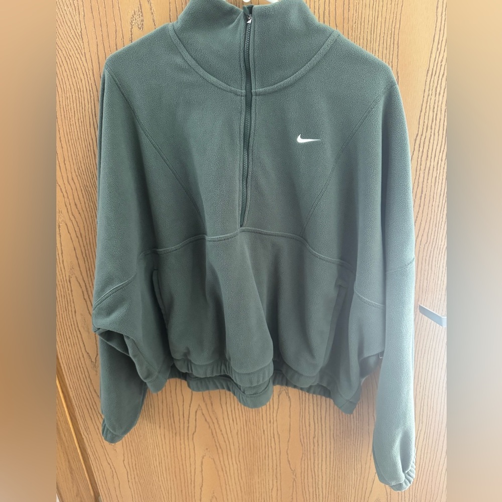 Nike Green Fleece 1/4 zip